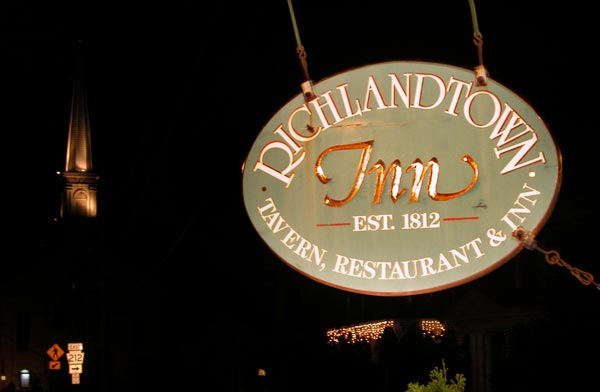 richlandtown inn sign