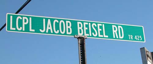 Lance Corporal Jacob Beisel died from wounds received while conducting combat operations in Al Anbar Province,Iraq.  He was assigned to 3rd Battalion, 8th Marine Regiment, 2nd Marine Division, II Marine Expeditionary Force, Camp Lejeune, North Carolina. Died on March 31, 2006.