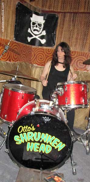 Jean Carn on Drums at Otto's Shrunken Head 2017